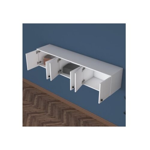 Woody Fashion EA103 - 2566 white multi purpose cabinet Slike