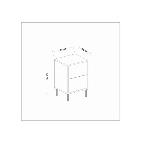 Hanah home noćni ormarić Imaj Marble Slike