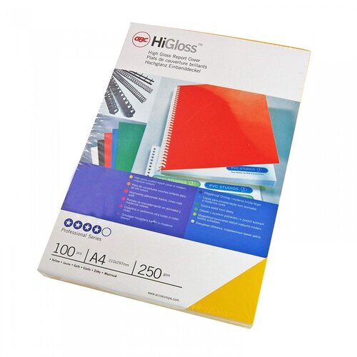  Karton za vezavo a4 1/100 gbc črn svetleč 250g ce020010 GBC-POTRO&amp;Scaron;NI Slike