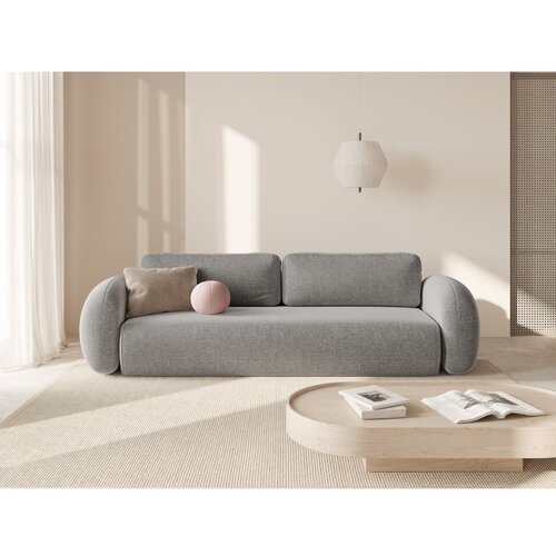 Cosmopolitan Design Svijetlo siva sklopiva/s prostorom za odlaganje sofa od &amp;scaron;enila 262 cm Tonale &amp;ndash; Slike