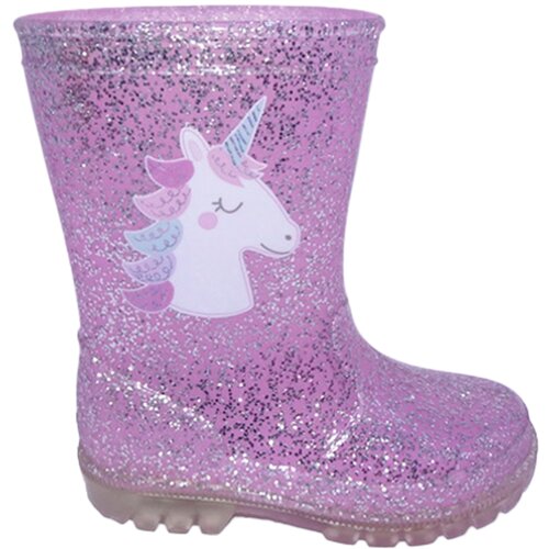 Pollino čizme za ki&amp;scaron;u POL38 UNICORN Ž roza 21 Slike