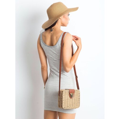 Fashion Hunters White and gray Undecided dress Slike