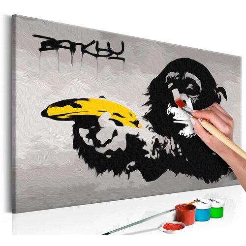  Slika za samostalno slikanje - Monkey (Banksy Street Art Graffiti) 60x40 Cijene
