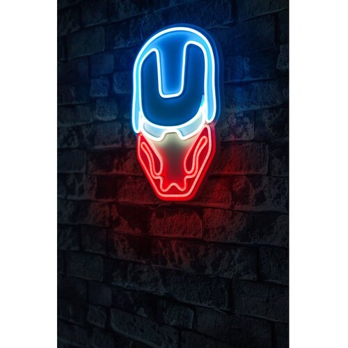Wallity Dekorativna plastična LED rasveta Iron Man Multicolor Cene