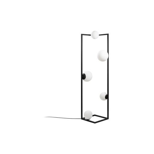 Opviq Podna Lampa Corner 13775, 35 x 35 x 157 cm, 5 S (2xE27 i 3xE14), 250 cm Kabel, Crna Slike