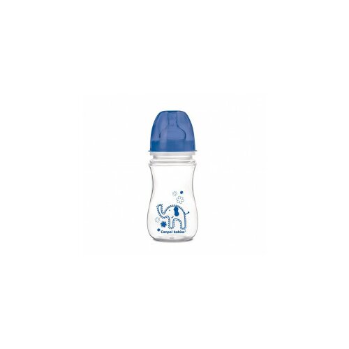 Canpol flašica široki vrat easy start,antikolik, colorful animals 240ML -plava 35/206 Cene
