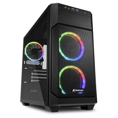 Sharkoon V1000 mATX RGB okno gaming črno ohi&scaron;je Cene
