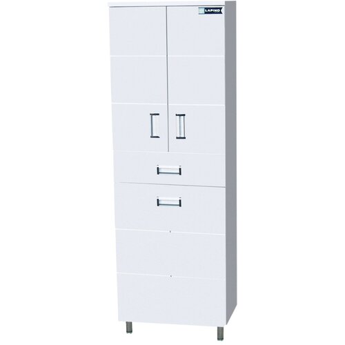 Lapino Ormar za kupatilo sa korpom za ve&amp;scaron; 150x50cm, Roma Beli Slike