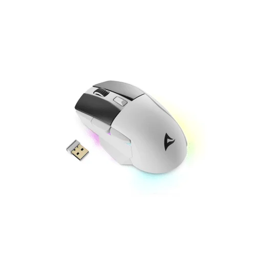  Miš SHARKOON gaming wireless/wired SGM50W White