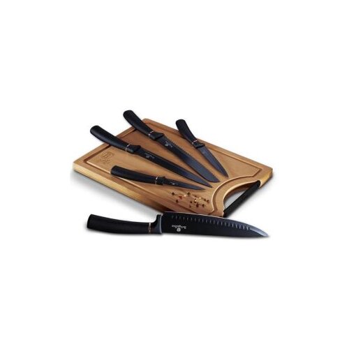 Berlinger Haus Black Rose set noževa + daska BH-2549N Slike