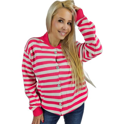 Pri Warm and cozy women's striped sweater autumn winter SARAH Cijene