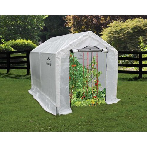 ShelterLogic Plastenik 4 32 m&amp;sup2; s policom | BRANDED IN THE USA Slike