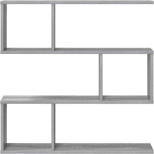  Polica na zidu Siva Sonoma 80 x 12 x 79,5 cm Konstruirano drvo Slike