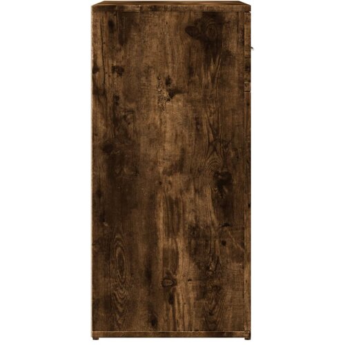  Komoda boja dimljenog hrasta 79x38x80 cm konstruirano drvo Slike
