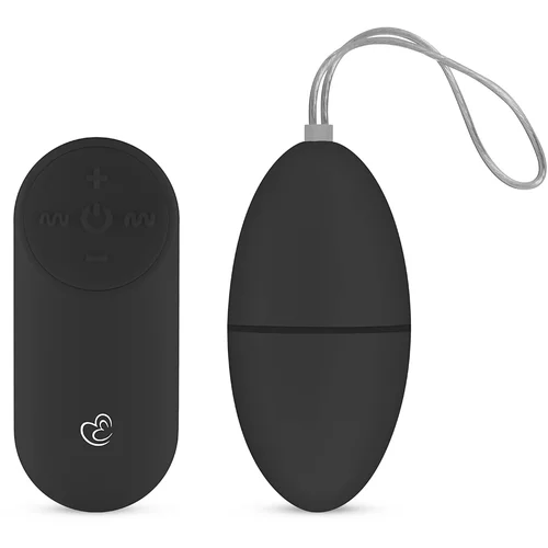 Easytoys Mini Vibe Collection vibracijsko jaje Easytoys - s daljinskim upravljačem, crna