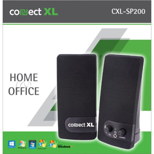 Connect Xl Zvučnik, set, 2.0, USB 5V, crna boja &ndash; CXL-SP200 Cijene