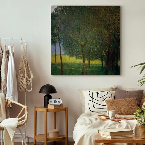  Slika - Gustav Klimt &amp;ndash; Fruit trees on Attersee 80x80 Na talijanskom platnu Slike