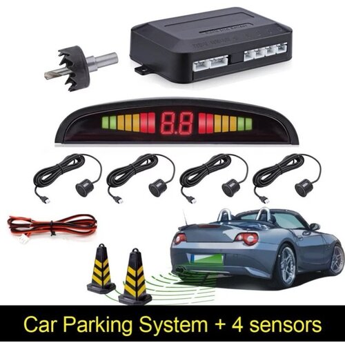  parking senzori 4-komplet &ndash; univerzalni set, lcd displej, zvučna i svetlosna detekcija Cene