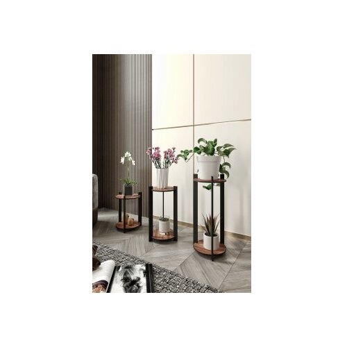 Hanah home drveni stalak za cveće flower desk round Cene
