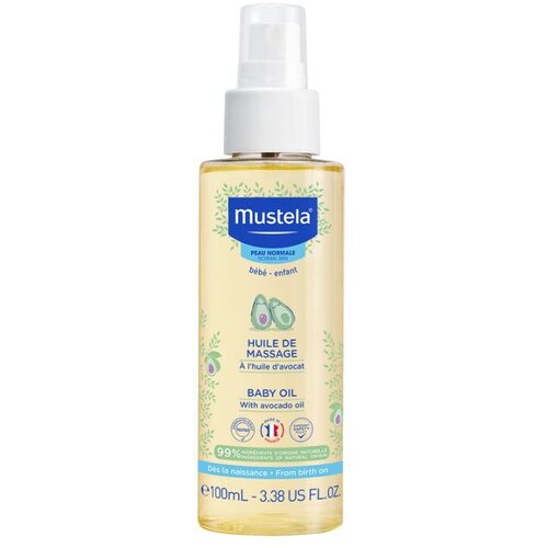 Mustela&amp;reg; Ulje za masažu za bebe, 100 ml Slike
