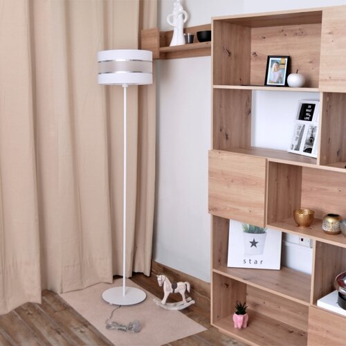  led podna lampa helen 1xE27/15W/230V bela Slike