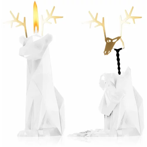 54 Celsius PyroPet DYRI (Reindeer) sveča White 22 cm