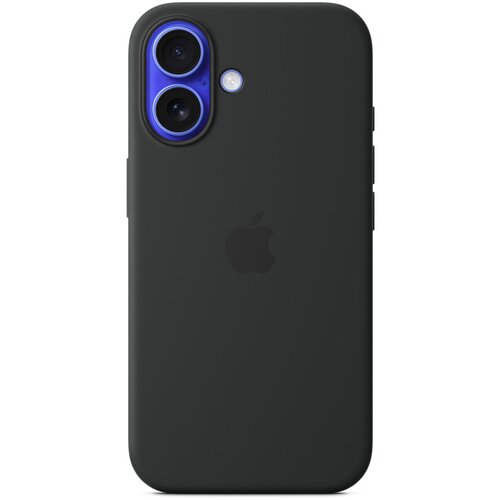 Apple iphone 16 silicone case with magsafe MYY13ZM/A - black Cene