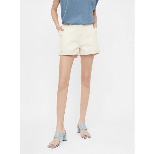 Object Cream denim shorts . OBJECT Penny - Women Cene