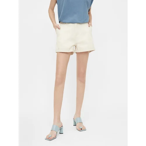 Object Cream denim shorts . OBJECT Penny - Women