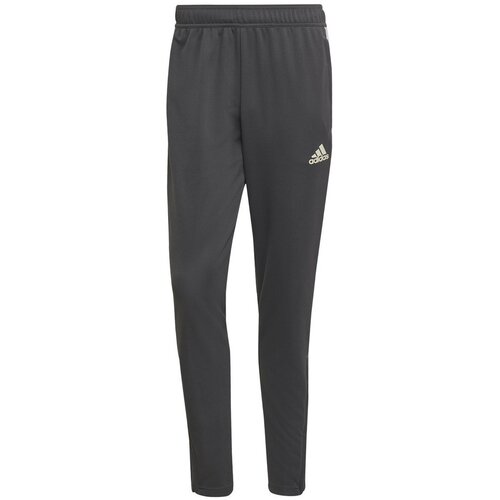 Adidas Spodnji deli trenirke AEROREADY Sereno Slim Tapered Cut 3-Stripes Siva Slike