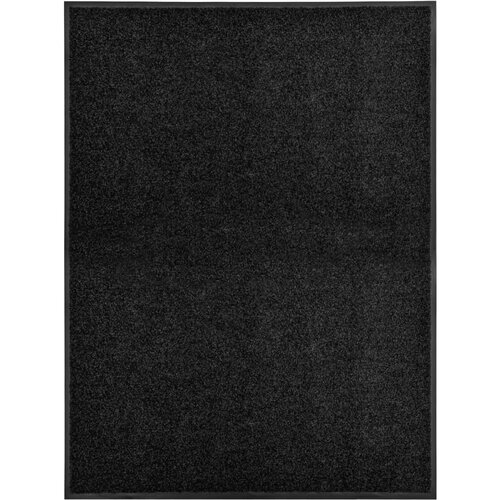 vidaXL Pralni predpražnik črn 90x120 cm, (20768579) Cene