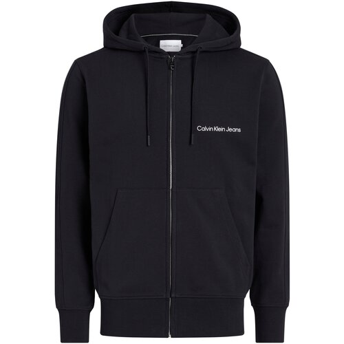 Calvin Klein Jeans Gornji dio trenirke crna / bijela Slike