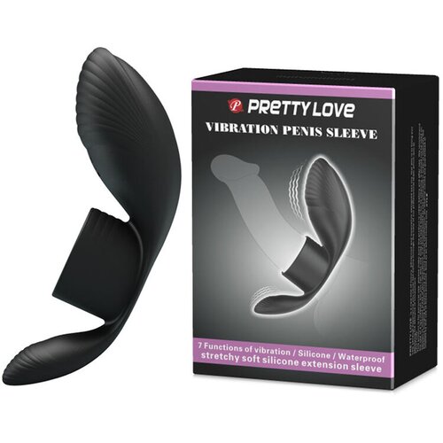  Prsten za penis Vibro, Vibrirajući, Crni Slike