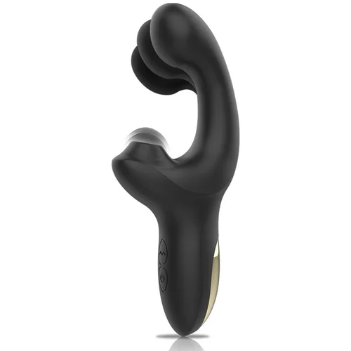 Ibiza Fingering & Pulsing Vibrator Black