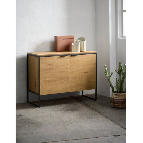 Unique Furniture Komoda v hrastovem dekorju v naravni barvi 104,5x80x45 cm Cesura &amp;ndash; Slike