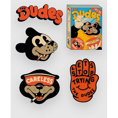 The Dudes Stickerset 4 Sticker Set Sticker multicolor Cijene
