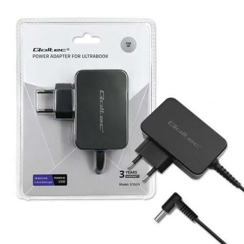 Qoltec 51033 power adapter/inverter Indoor 45 W Black Slike