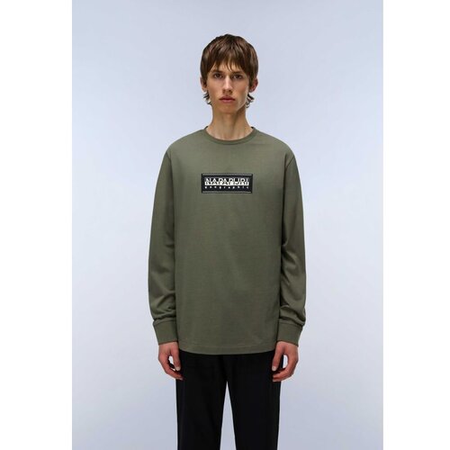 Napapijri S-box logo ls tea leaf g0a Cene