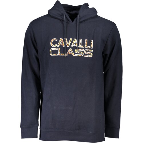 Cavalli Class MEN&#39;S BLUE ZIPLESS SWEATSHIRT Cijene