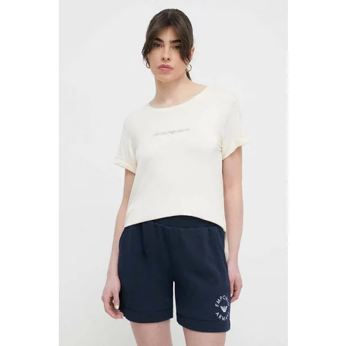 Emporio Armani Underwear Majica kratkih rukava za plažu boja: bež