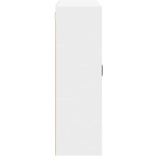  Zidni stakleni ormarić Lucca Bijela 80 x 31 x 100 cm Slike