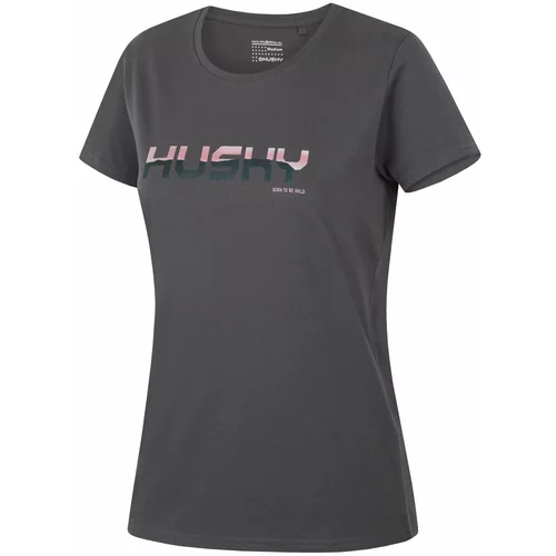 Husky Tee Wild L dark grey women's cotton T-shirt