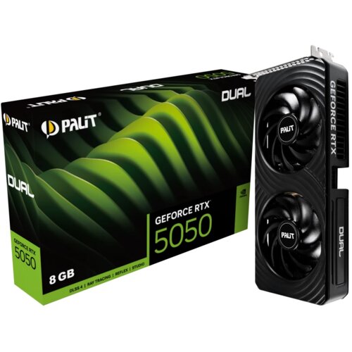 Palit VGA 5050 Dual 8GB 8GB GDDR6, 128-bit, 3x DP, 1x HDMI Cijene