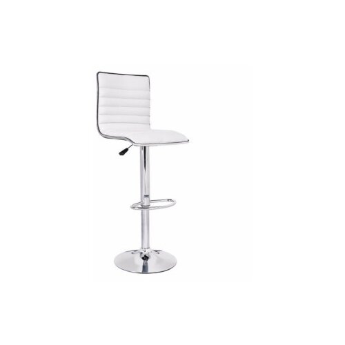 Arti Barska stolica 033 Bela /Hrom metalna baza 400x480x940(1150)mm ( 776-062 ) Cene