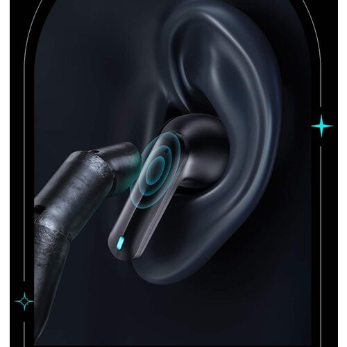 Usams BLUETOOTH 5.3 TWS ENC XJ13 GAMING BREZŽIČNE SLU&amp;Scaron;ALKE ČRNE, (21968881) Slike