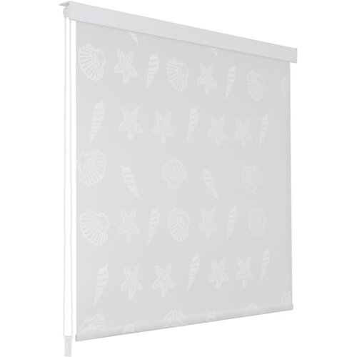 vidaXL Rolo zastor za tuš 100 x 240 cm s uzorkom morskih zvijezda Cijene