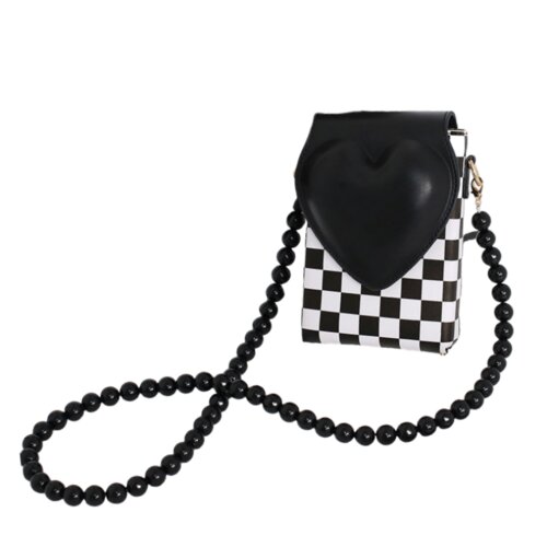 INF elegantna mini ženska torba za čez ramo - pu usnje black&amp;amp;white, (21562144) Slike