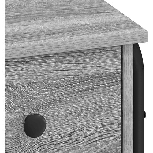  Stol s pohranom Siva Sonoma 100 x 50 x 75 cm Slike