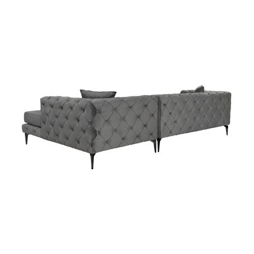 Atelier Del Sofa ugaona garnitura como eco right anthracite black Slike