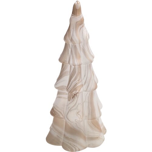 Tognana Staklena LED jelka Christmas Dripping, 22 cm, Bež Cene